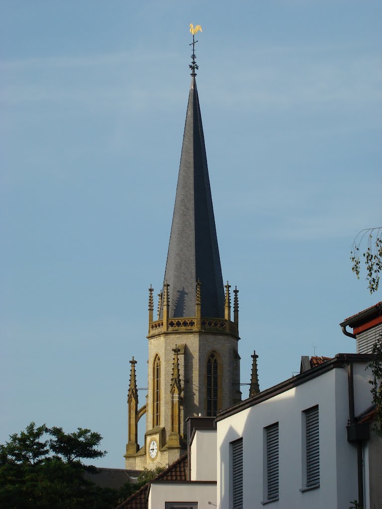 Gütersloh ( Martin-Luther-Kirche  ) Ernst-Buschmann-Straße.  September 2011