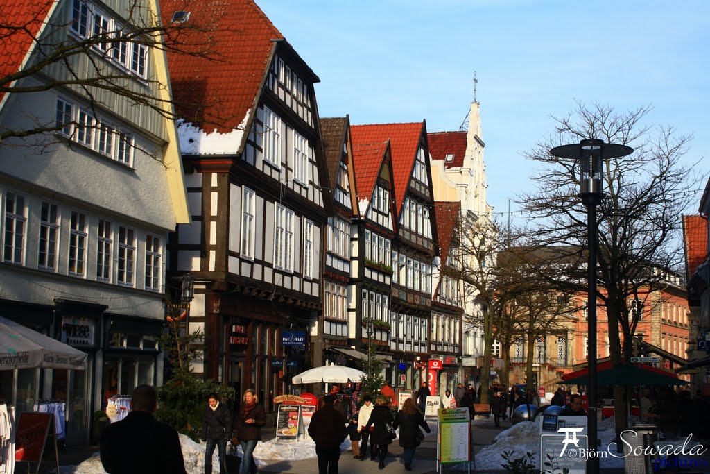 Historische Fussgängerzone in der Detmolder Altstadt