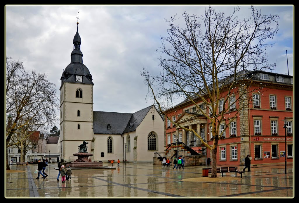 ..regennasse Innenstadt