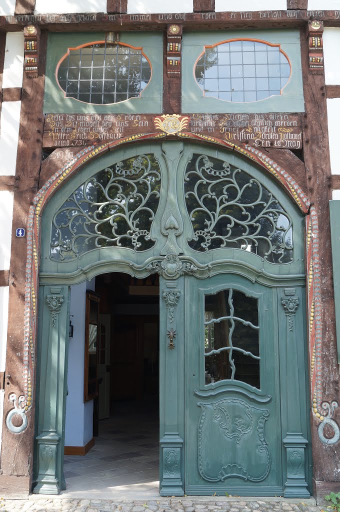 Rokoko-Hauseingang am Bürgerhaus