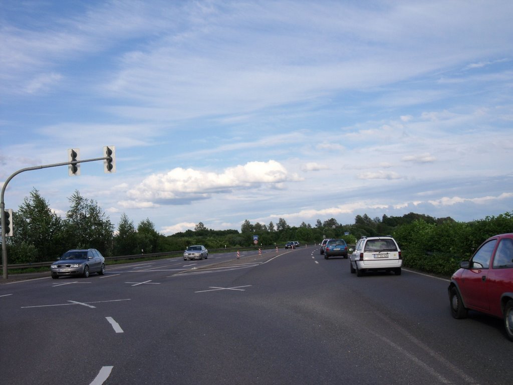 Auffahrt zur A59 von der B288 (FR D´dorf)