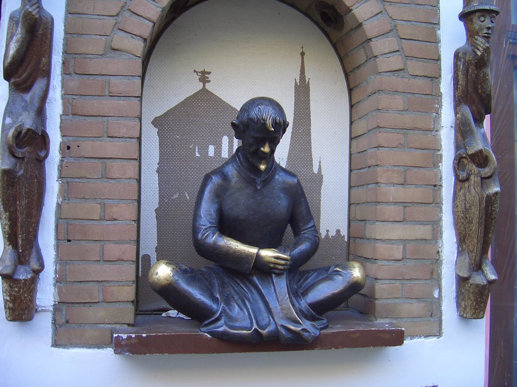 Düsseldorf, Schneider Wibbel in der Schneider-Wibbel-Gasse (9811)
