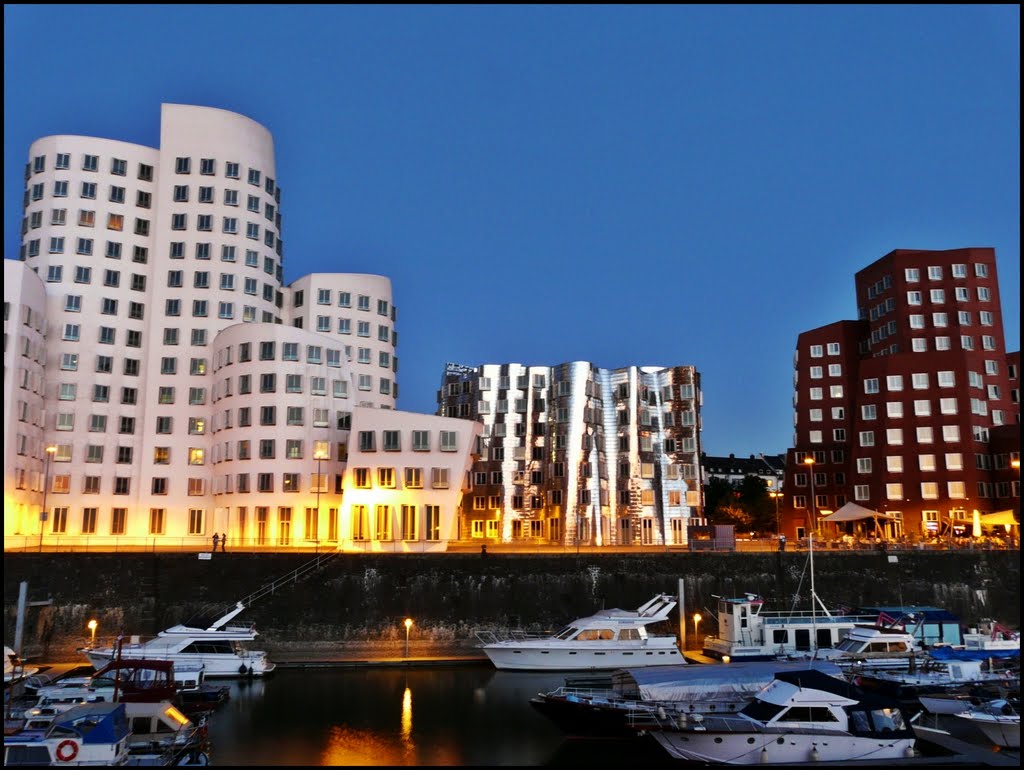 Germany-Düsseldorf-Medienhafen - GEHRY Buildings - Architecture - [By Stathis Chionidis]