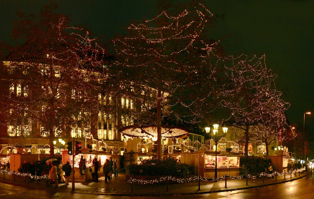 Xmas market in Dusseldorf