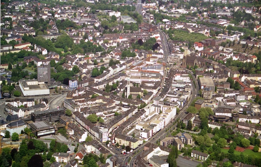 Innenstadt Solingen, Luftbild