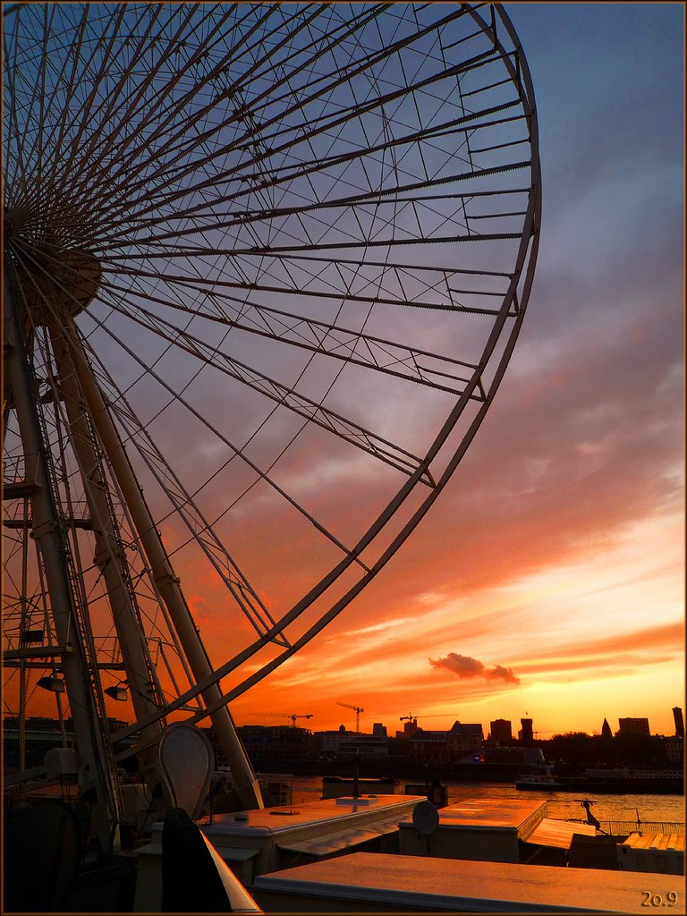 Das Riesenrad in Deutz zum Trotze!