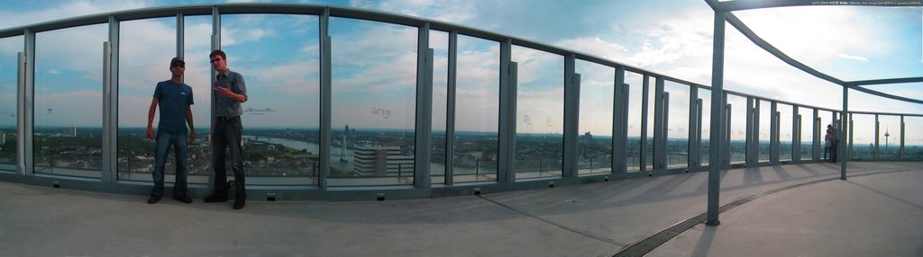 GER Koeln [Rhein] from Triangle Turm [KWOT & o.{panor} Panorama by KWOT]