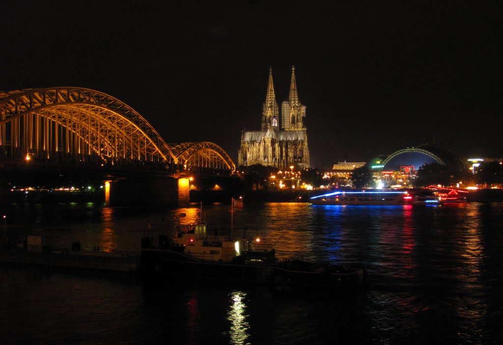 The Lights of Cologne (please enlarge for sharpness)