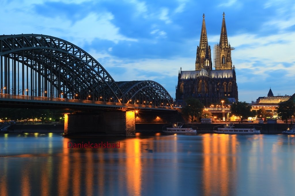 Koln Dom and Rhein River