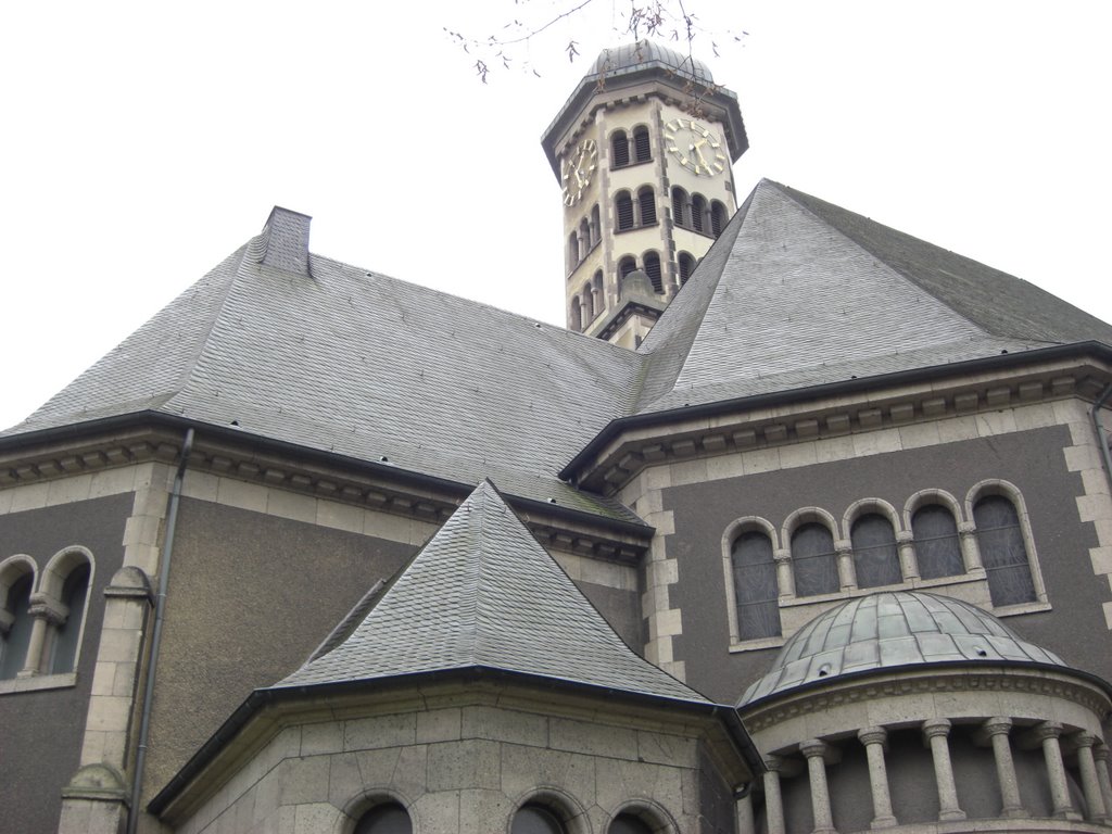 St.Heinrich in Krefeld Uerdingen (Blick nach SW)