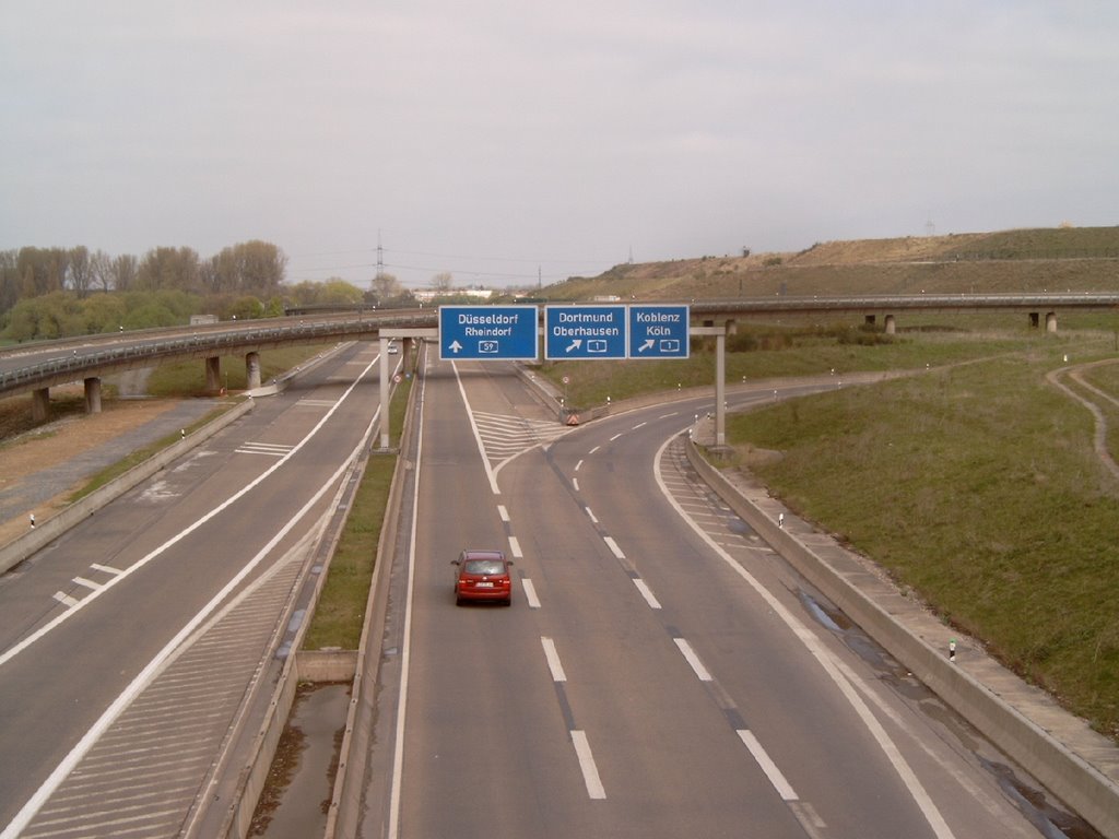 Laverkusen Autobahnkreuz Leverkusen West