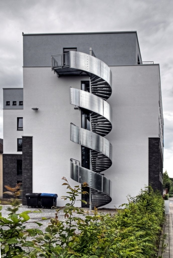 Gebäude am Südertor, Fluchttreppe