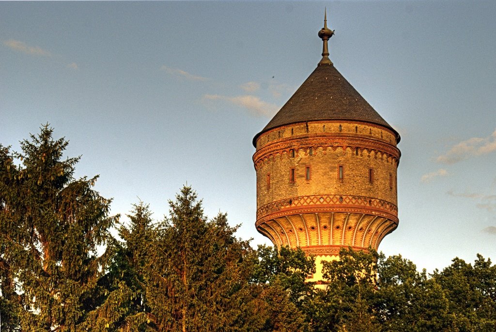 Wasserturm Lippstadt, Abendsonne
