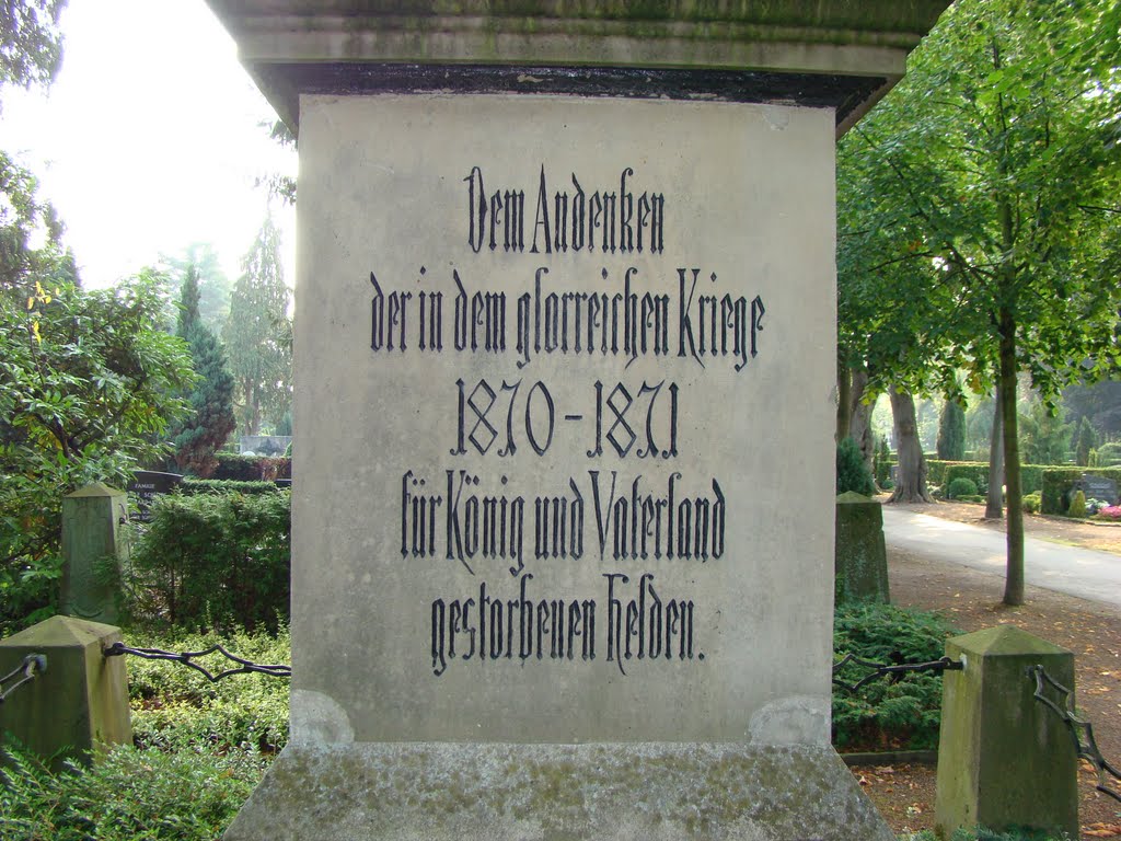 Lippstadt ( Kriegerdenkmal 1870/1871 ) August 2010
