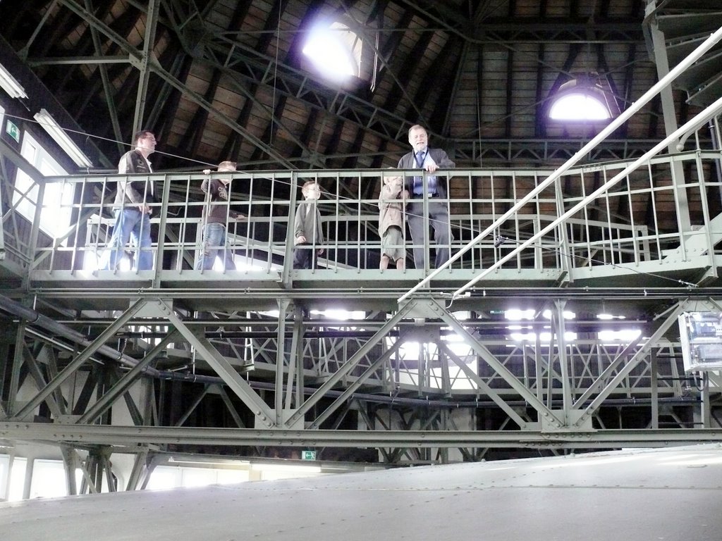 Besucher im Wasserturm