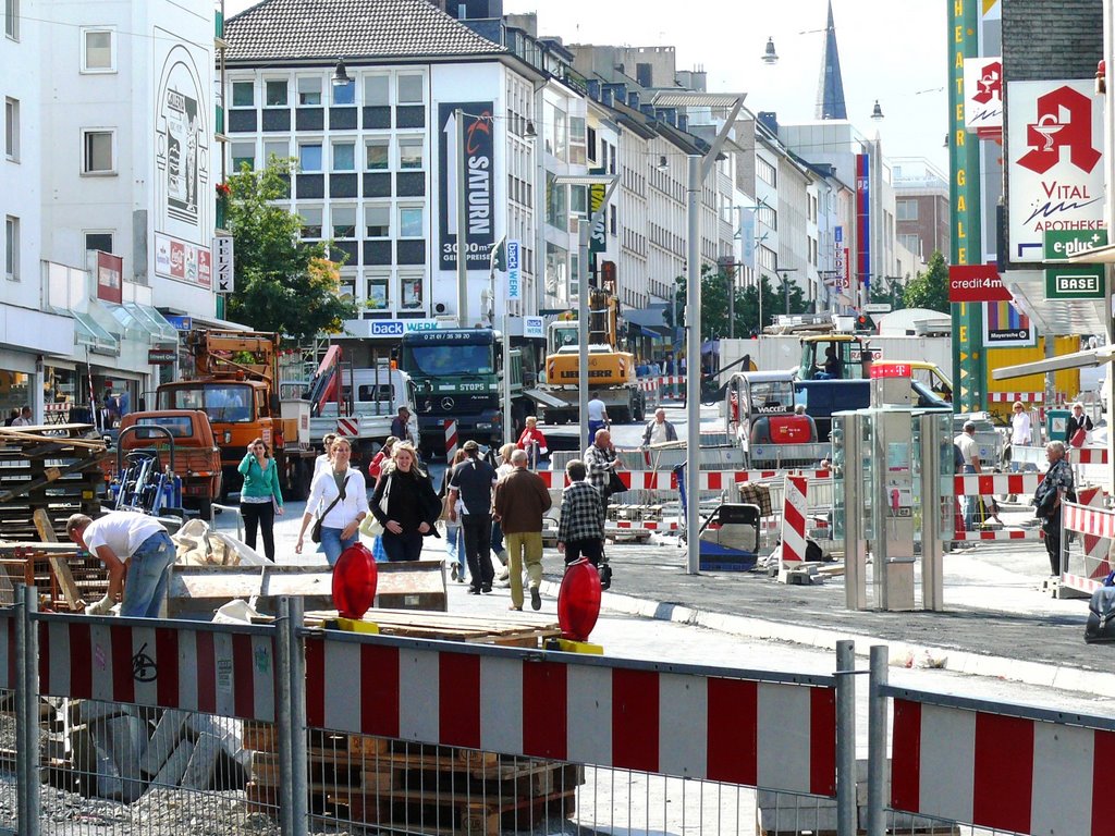 Baustelle Hindenburgstraße, Mönchengladbach
