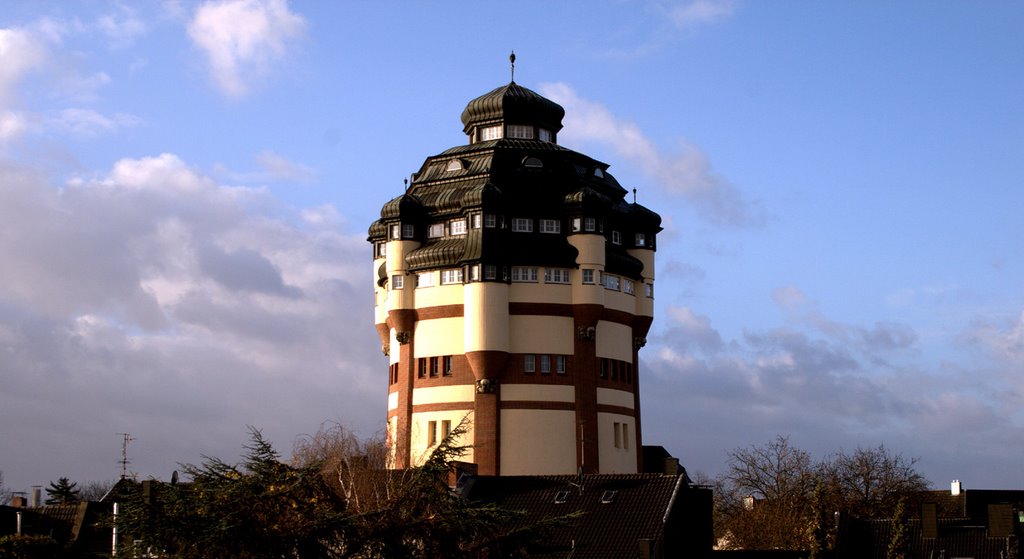 Mönchengladbach Wasserturm, view to SW