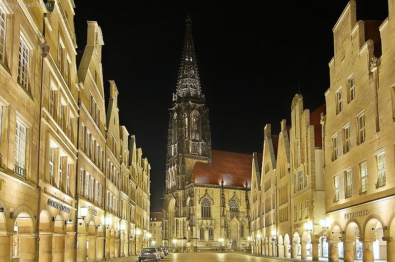 Münster - Prinzipalmarkt bei Nacht... - Fotografien - Sehrbrock.org