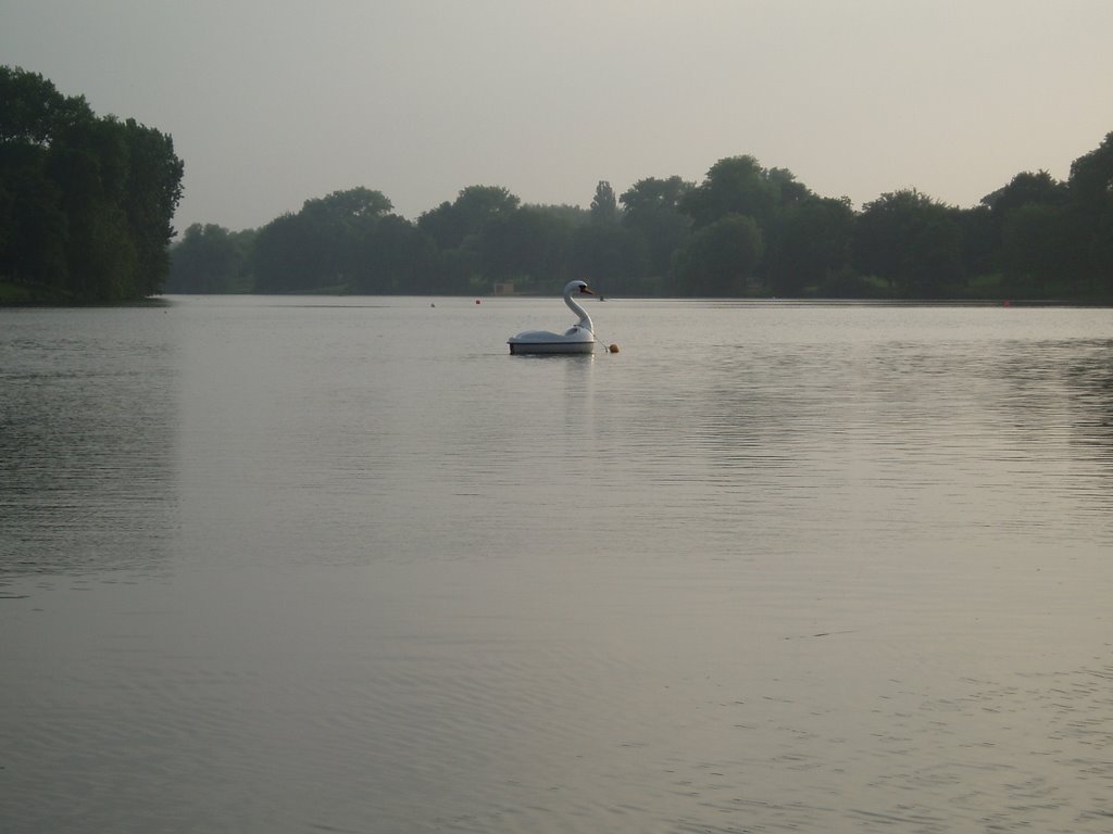 Petras great love, the pedal boat