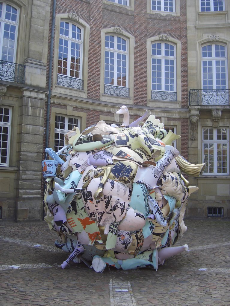 Skulptur Projekte Münster 07, "Trickle down. Der öffentliche Raum im Zeitalter seiner Privatisierung", Andreas Siekmann