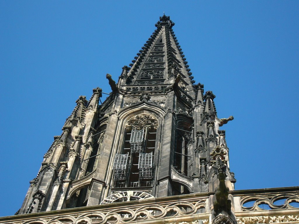 Die Ketzerkäfige im Turm der Lambertikirche