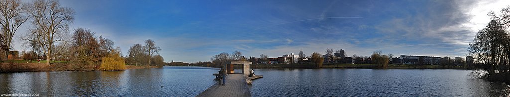 Aasee-Panorama, Münster, Germany
