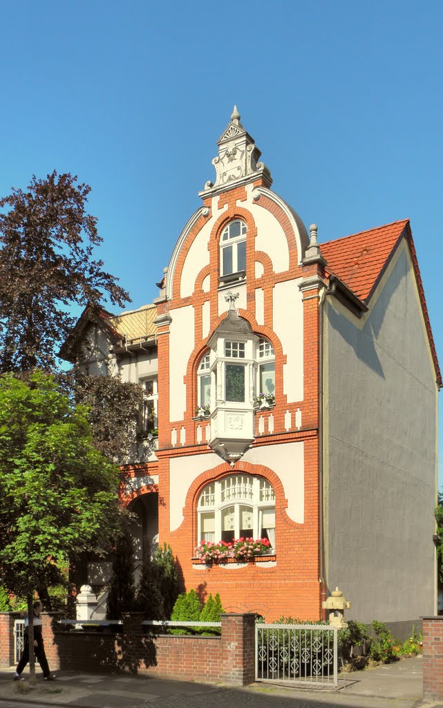 Hausfassade Straßburger Straße, Oberhausen
