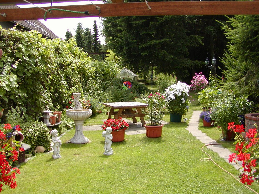 Ein Garten in der Nähe der Ruhrauen