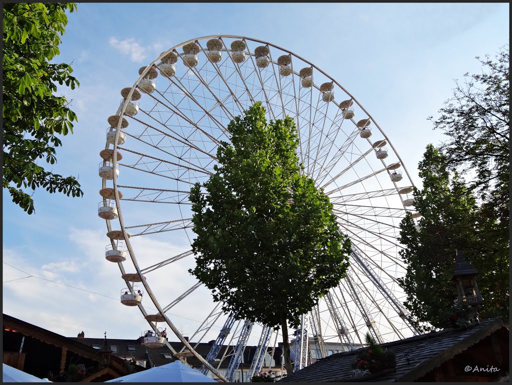 Riesenrad auf der Libori-Kirmes in Paderborn, 48 m hoch