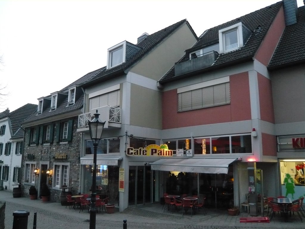 Cafe Palm und Papagayo im Diebels am Markt, Ratingen