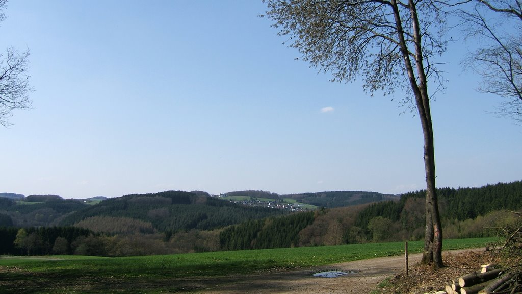 Nähe Bruchen, Blick ins Bergische Land