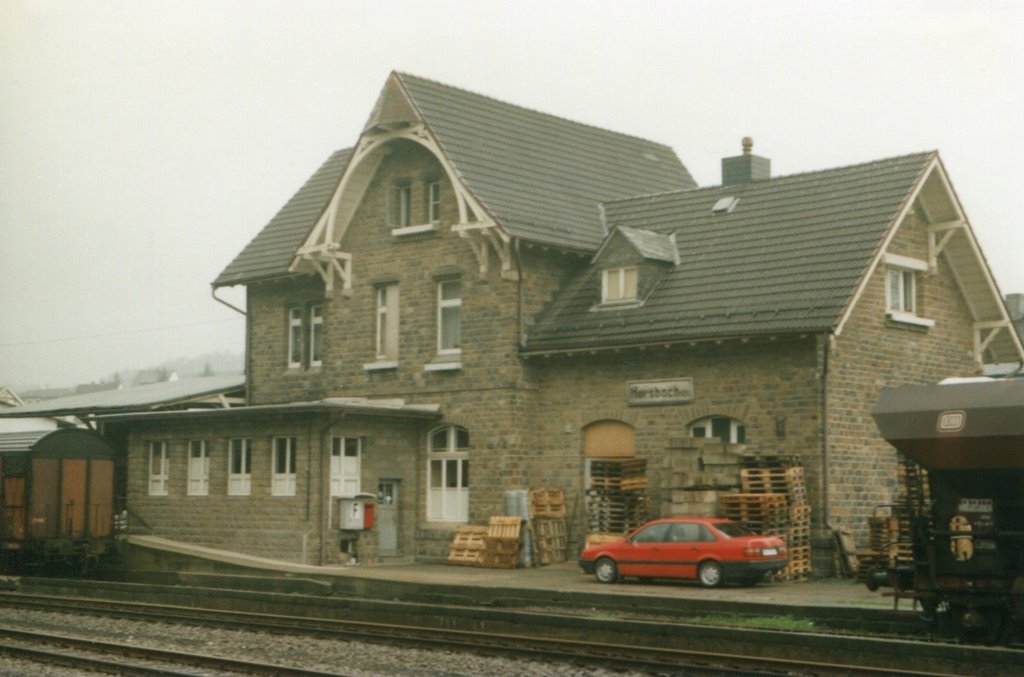 Bahnhof Morsbach, 15.04.89