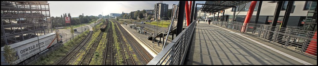 Rechts die Zufahrt zum Thyssen Gelände