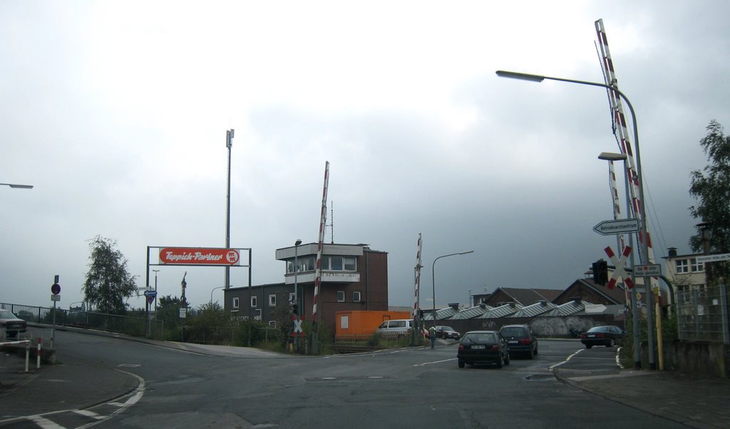 Beschrankter Bahnübergang