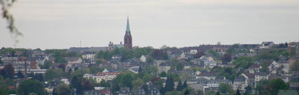 Kirche von Wermelskirchen gesehen