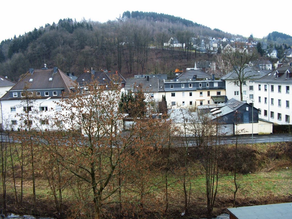 Blick zum Lindenberg in Siegen