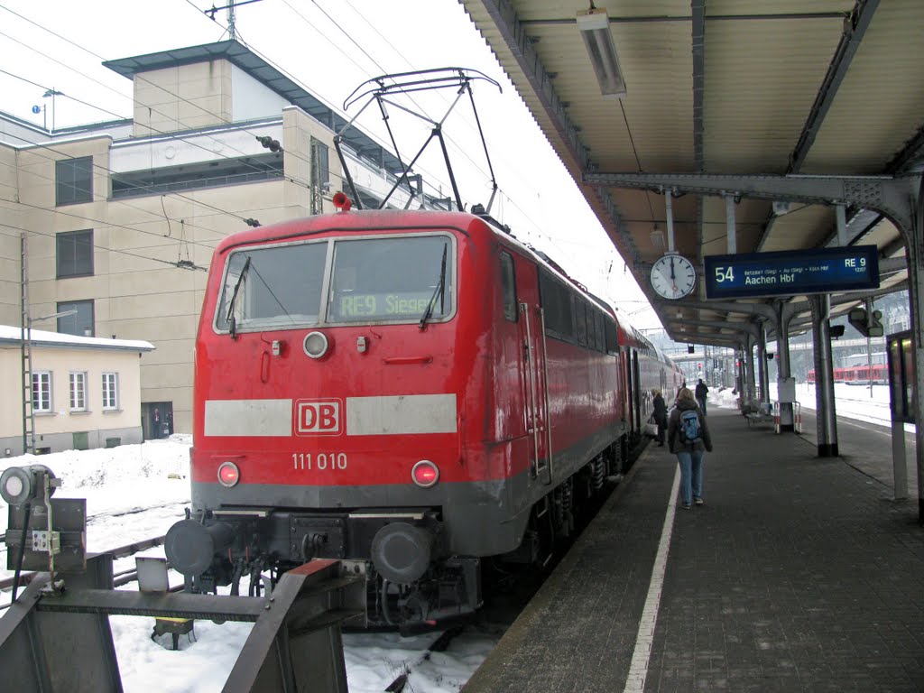 RE aus/ nach Aachen
