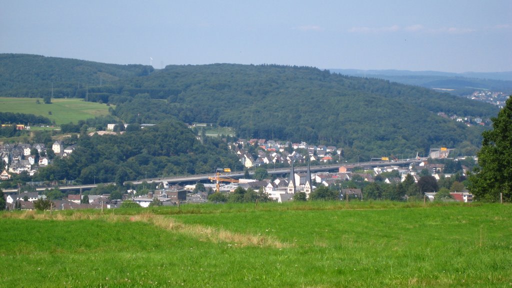 Siegen - Weidenau taken from Lindenberg