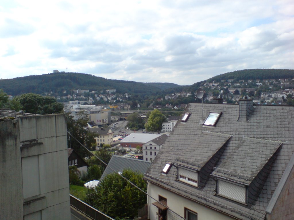 Blick auf Fischbacherberg