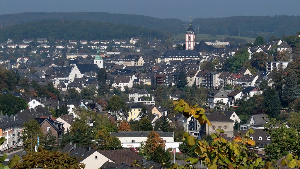 Blick von der Strasse "Auf der Hohenfuhr"