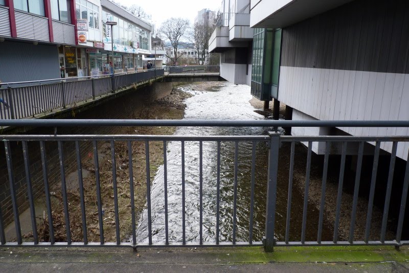 Blick von der Siegbrücke Richtung Weißmündung
