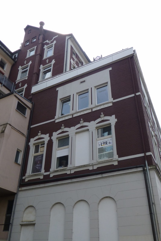 Seitenansicht vom Musikhaus Horn in Siegen