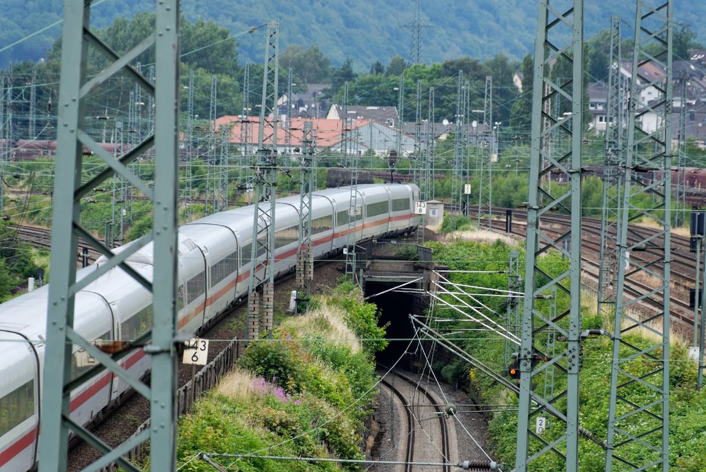 Hagen - Blick von der Brücke Alexanderstrasse (Blickrichtung Nord)