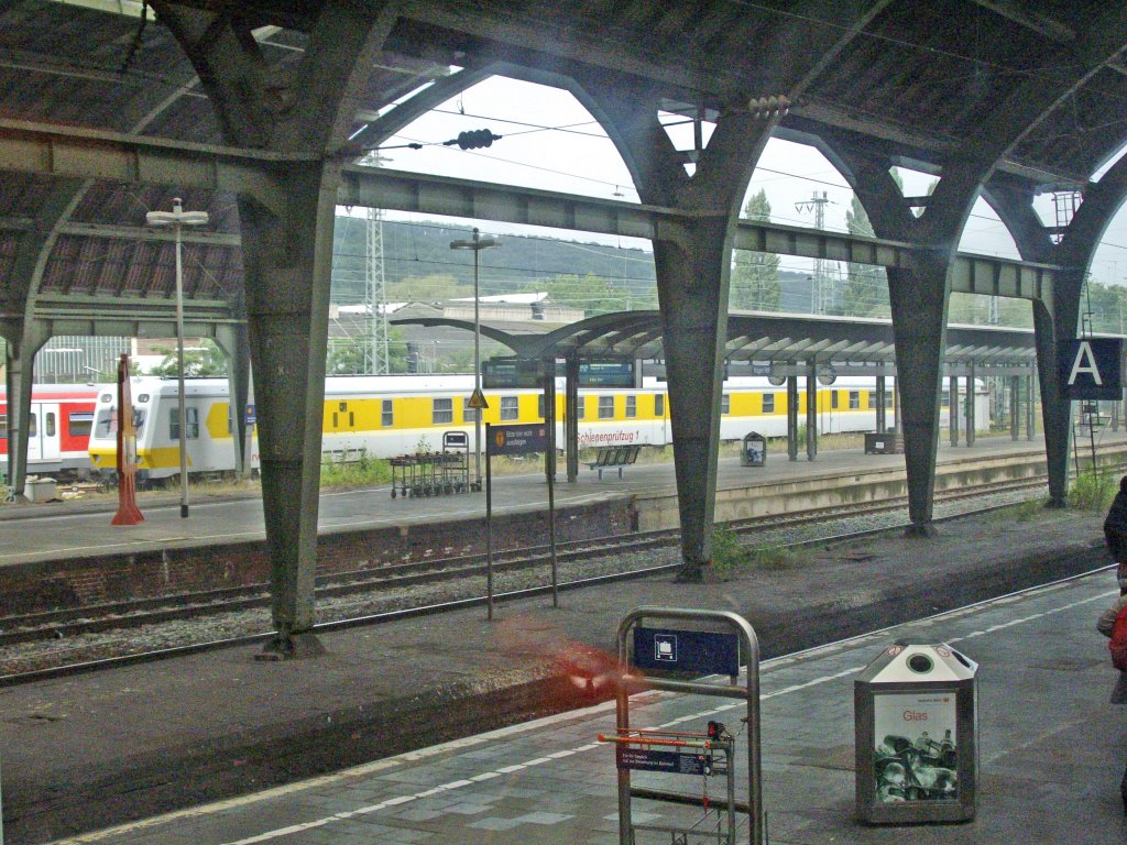 Hagen HBF: Schienenprüfzug, umgebaut aus einem VT 614