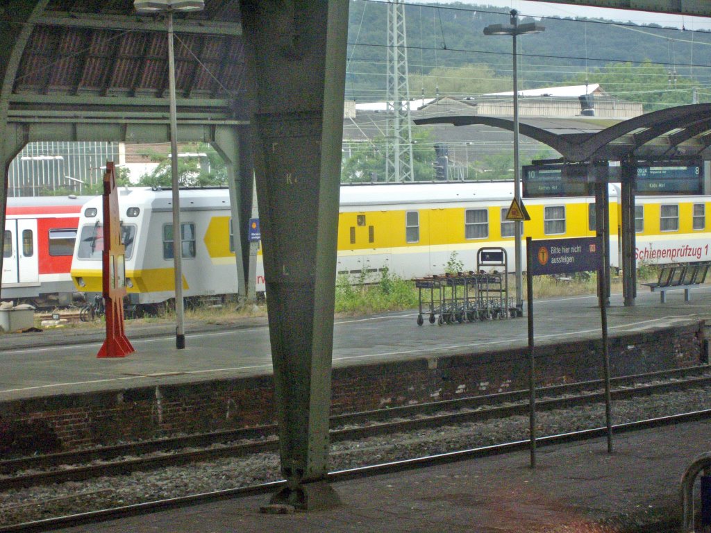 Hagen HBF: Schienenprüfzug, umgebaut aus einem VT 614