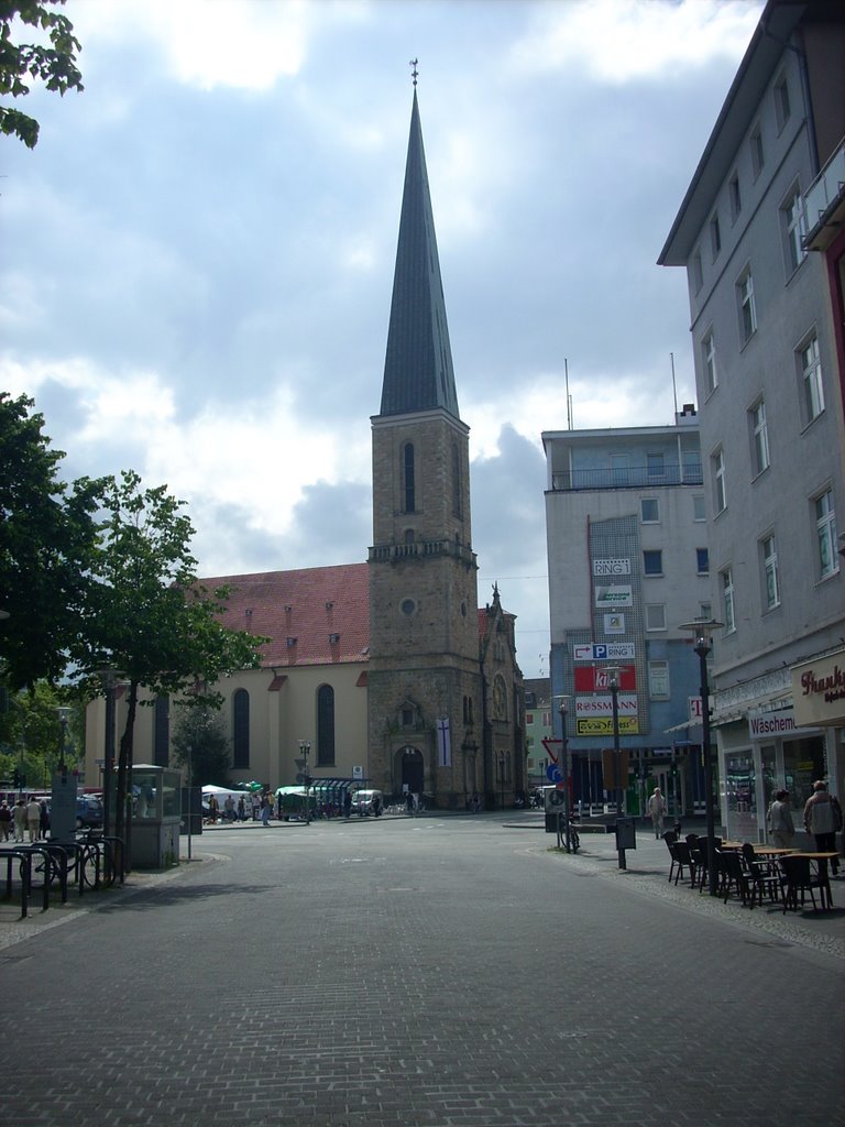 Hagen-Innenstadt  (Johanniskirche)  Mittelstr. Mai 2009