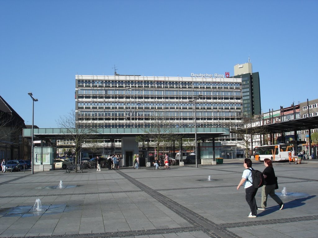 Praça da estação de trem