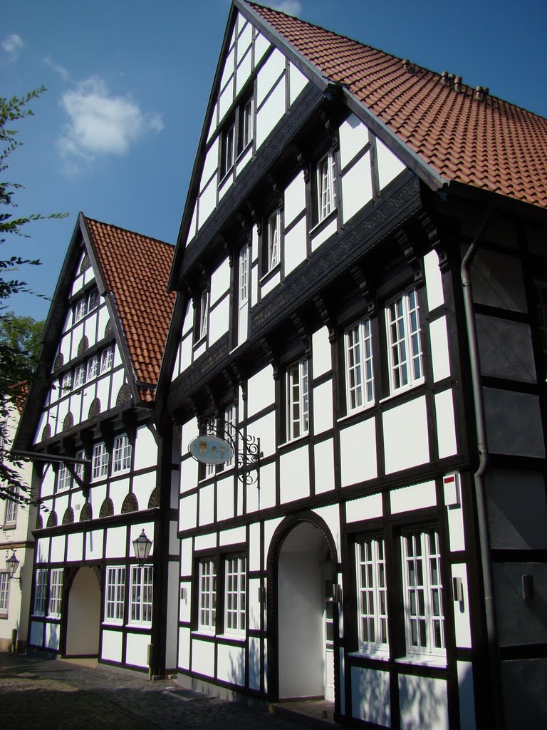 Herford ( Fachwerkhäuser ) August 2010