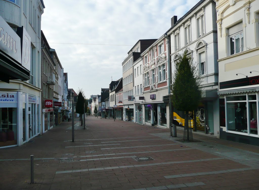 Fußgängerzone in Beckum