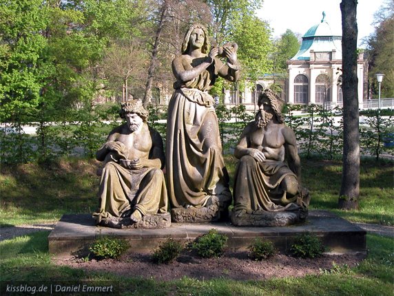 Denkmal "Hygeia mit Rákóczi und Pandur"